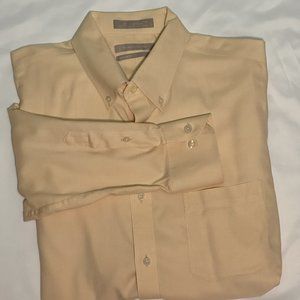 Nordstrom Men's Dress Shirt, Pale Gold 16.5